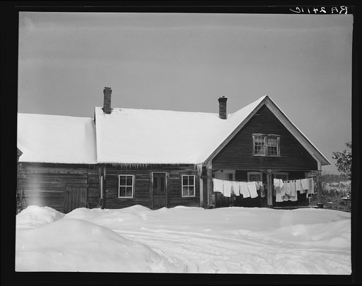 Home of rehabilitation client. Coos County, New Hampshire