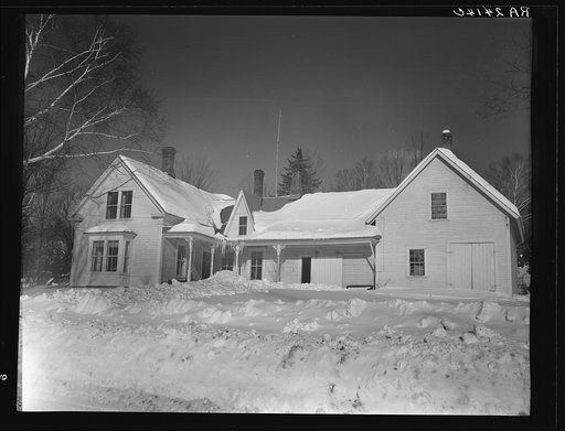 Home of president of farmers cooperative society. Coos County, New Hampshire