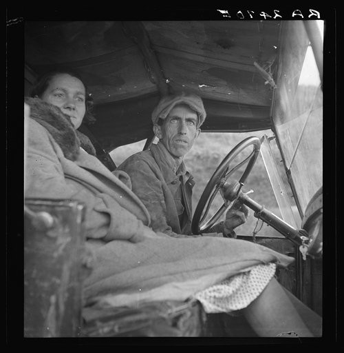 Once a Missouri farmer, now a migratory farm laborer on the Pacific Coast. California