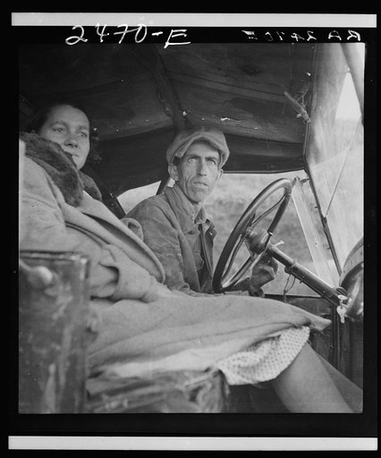 Once a Missouri farmer, now a migratory farm laborer on the Pacific Coast. California