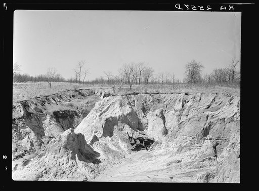 Erosion on Coalins Forest and Game Reservation between Cumberland and Tennessee Rivers in Kentucky