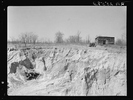 Erosion on Coalins Forest and Game Reservation between Cumberland and Tennessee Rivers in Kentucky