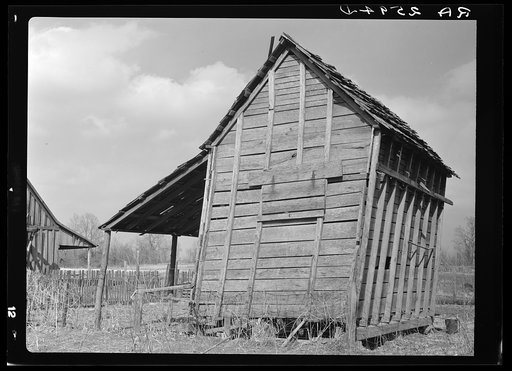 Old barn. Shelby Forest recreational demonstration project. Near Memphis, Tennessee