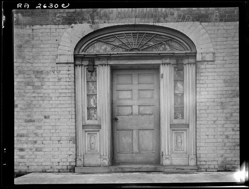 Door of 100-year-old Marguard house at Greenhills project, Ohio