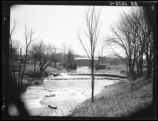 Old covered bridge near Greenhills, Ohio