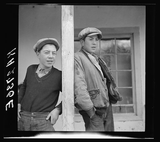 Sons of a rehabilitation client. Arroyo Seco, New Mexico