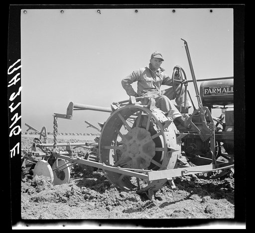 One of the newest pieces of farm equipment. Carson County, Texas