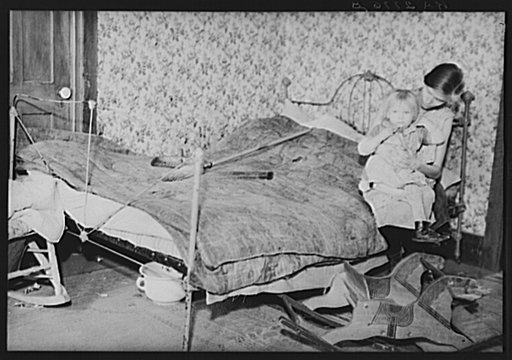 Family of Resettlement Administration workers whose land, near Rensselaer, New York, has been optioned for wildlife area. The mother is pregnant and suffering from tuberculosis. Albany County, New York