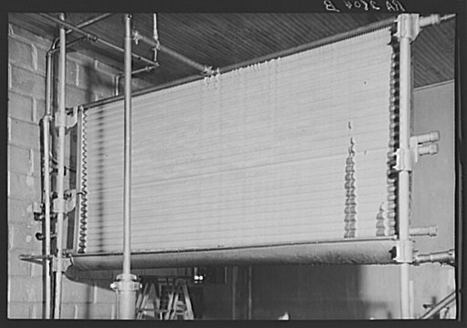 Milk cooler of the United Cooperative Society at Fitchburg, Massachusetts