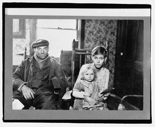 Family stricken by tuberculosis. Husband is working on wildlife project. Albany County, New York