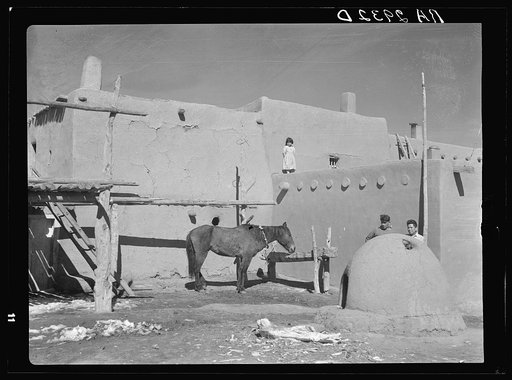 Pueblo at Taos, New Mexico