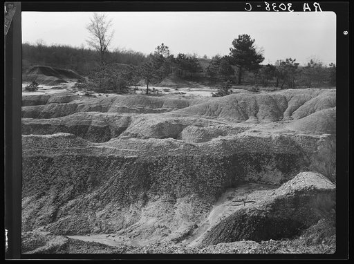 Erosion near Jackson, Mississippi