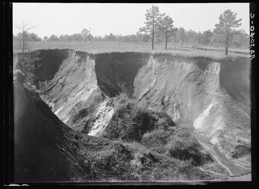 Erosion near Oxford, Mississippi