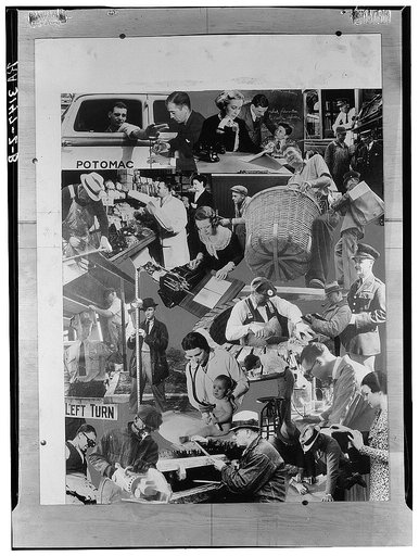 Montage: Substantial citizens. Suburban Resettlement Administration poster