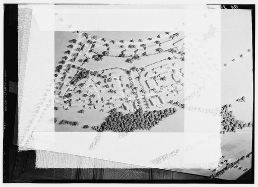 Model of Green Brook project, New Jersey