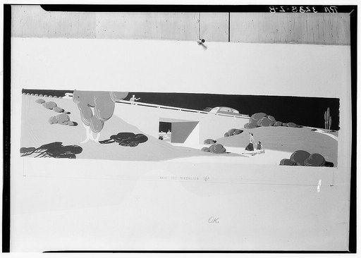 Drawing of underpass. Green Brook, New Jersey