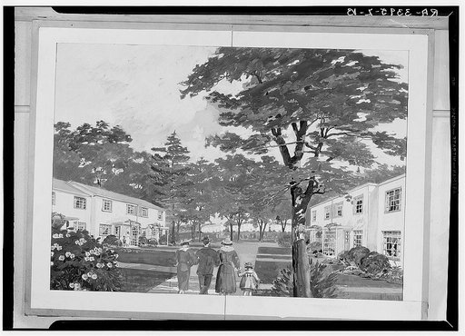 Painting of model. Greenbelt, Maryland
