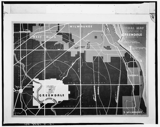 Regional map of Greendale, Wisconsin