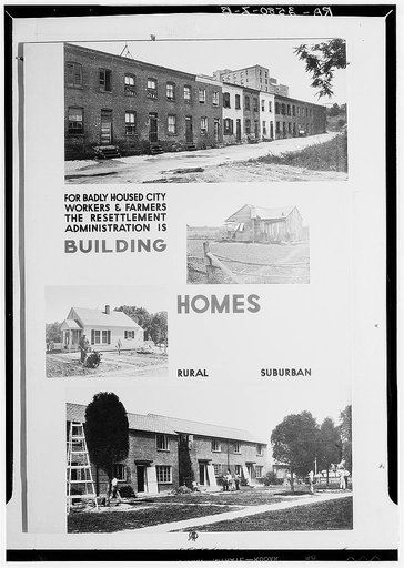 Soil and shelter exhibit. United States Resettlement Administration