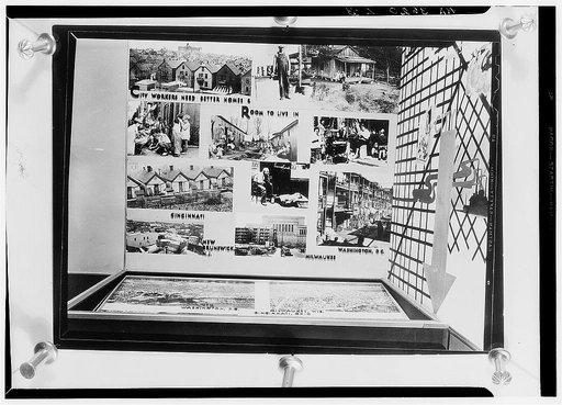 United States Resettlement Administration exhibit at the Great Lakes Exposition