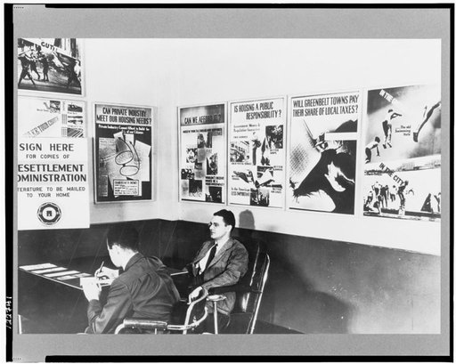 United States Resettlement Administration exhibit. Great Lakes Exposition