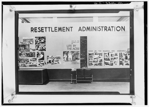 United States Resettlement Administration exhibit. Great Lakes Exposition