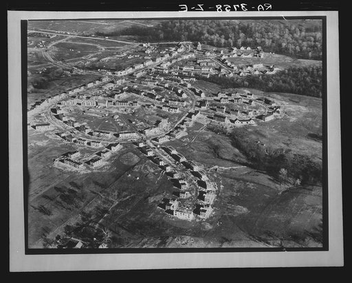 Aerial view of Greenhills, Ohio