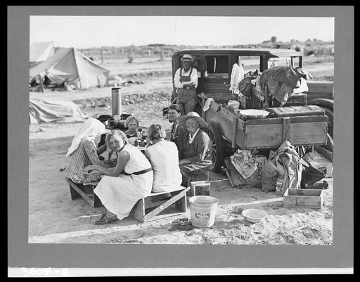 Potato harvesters. Kern County, California