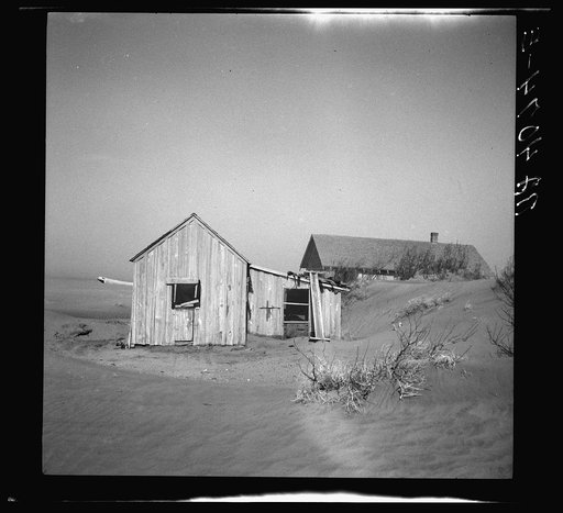 Abandoned farm in the dust bowl area. Oklahoma
