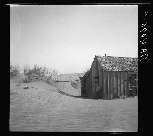 Abandoned farm in the dust bowl area. Oklahoma