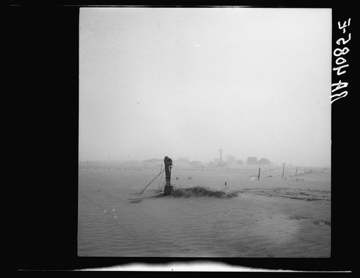 Dust storm. Oklahoma