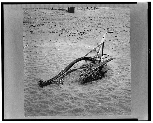 The plow that broke the plains; look at it now. Oklahoma