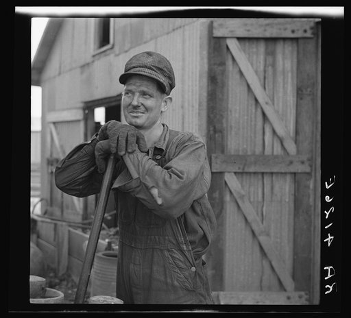 Zinc smelter worker. Picher, Oklahoma