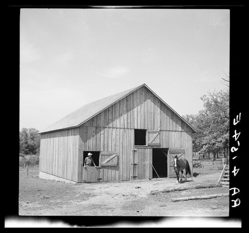 A new barn built with aid of United States Resettlement Administration. Cherokee County, Kansas