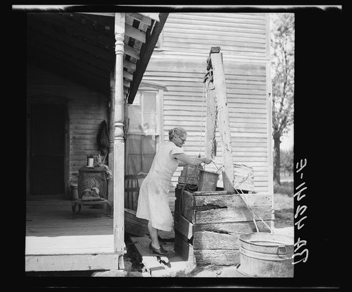 Wife of rehabilitation client. Cherokee County, Kansas