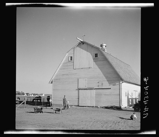 Community barn. Douglas County Farmsteads, Nebraska