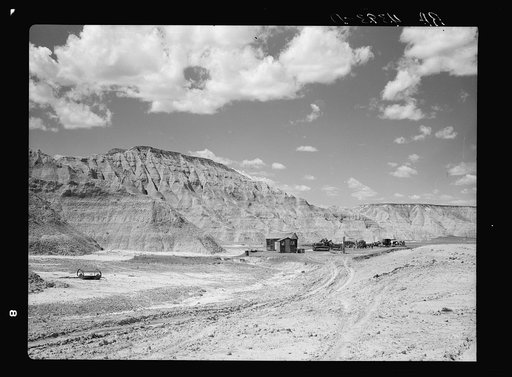 United States Resettlement Administration workcamp in Badlands National Park extension. South Dakota
