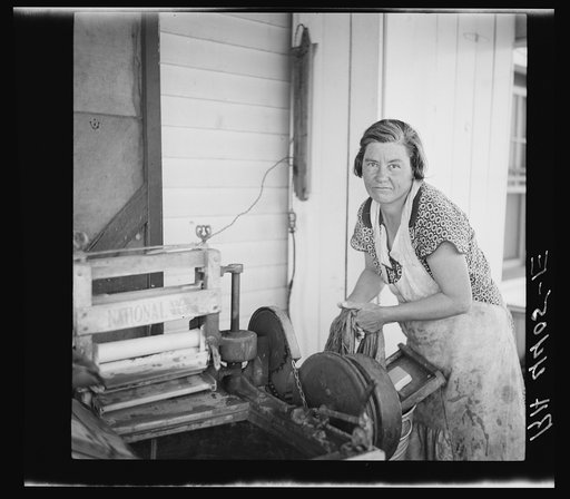 Wife of farmstead farmer. Kearny, Nebraska