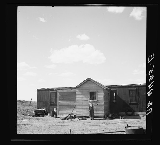 Freight car home. Box Butte County, Nebraska
