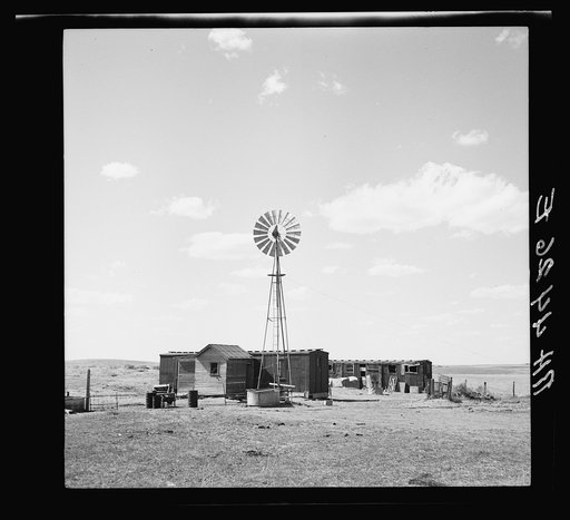 Freight car home. Box Butte County, Nebraska