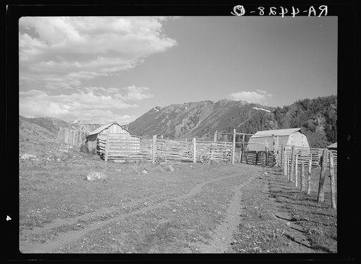 Farm near Jackson, Wyoming