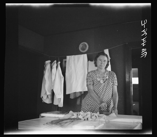Wife of Falls City farmsteader. Nebraska