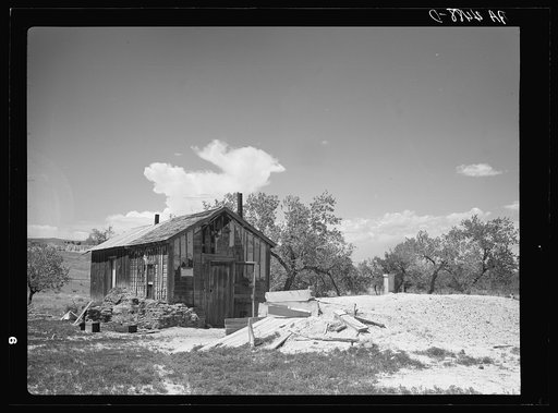 Homestead purchased by Resettlement Administration land use project.  Pennington County, South Dakota