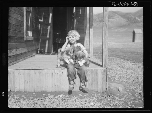 Daughter of farmer living in Resettlement Administration purchase area. Oneida County, Idaho
