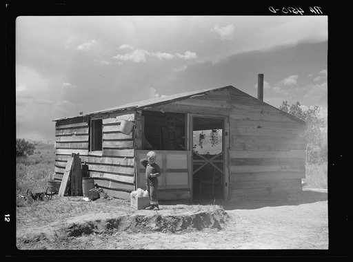 House on land development project. Pennington County, North Dakota