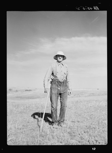 One of the original homesteaders. Pennington County, South Dakota