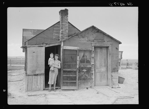 Children of submarginal farmer. Pennington County, South Dakota