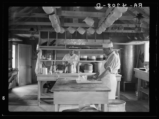 Better than perfect was the last rating this Resettlement Administration camp kitchen in central Oregon received at the last inspection