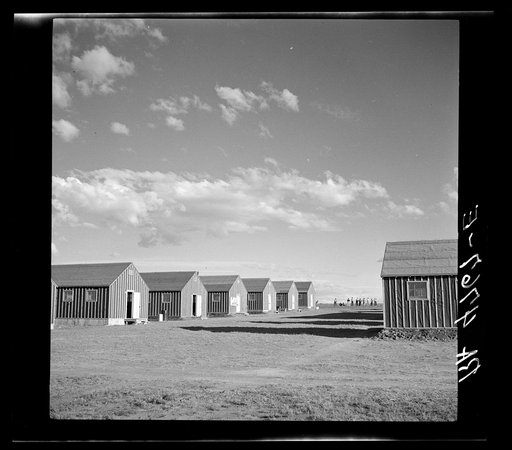 The Resettlement Administration workcamp. Madras, Oregon