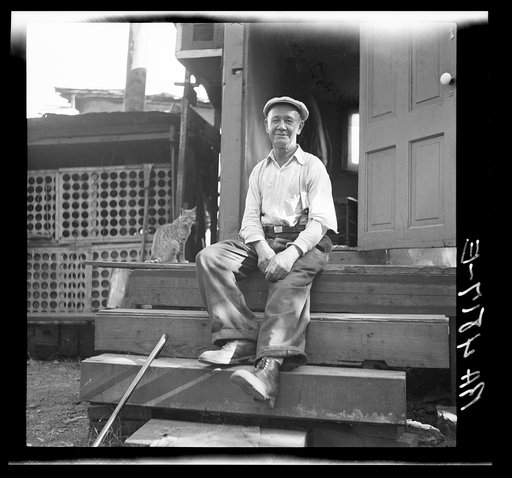 Hooverville squatter. Portland, Oregon